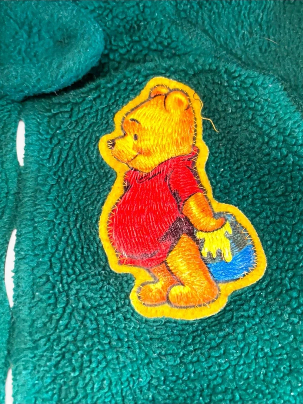 Vintage 70s Sears Winnie the Pooh Fleece Sleeper 3M